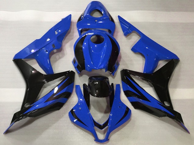 Purchase 2007-2008 Blue Glossy Black OEM Style Honda CBR600RR Motorcycle Fairings UK