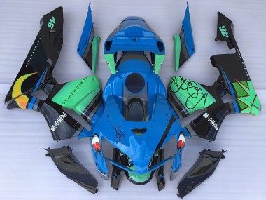 Purchase 2005-2006 Blue Green Black Shark Honda CBR600RR Motorcycle Fairings UK
