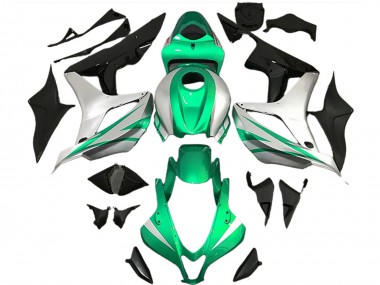 Purchase 2007-2008 Silver Green Glossy Black OEM Style Honda CBR600RR Motorcycle Fairings UK