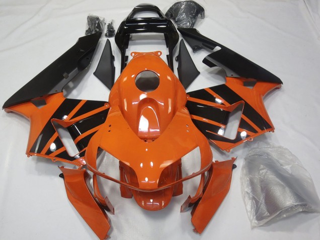 Purchase 2003-2004 Orange Glossy Black OEM Style Honda CBR600RR Motorcycle Fairings UK