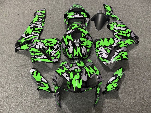 Purchase 2005-2006 Camouflage Green Honda CBR600RR Motorcycle Fairings UK