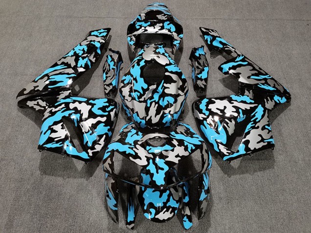 Purchase 2005-2006 Camouflage Light Blue Honda CBR600RR Motorcycle Fairings UK