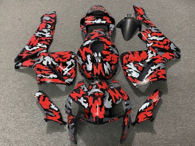 Purchase 2005-2006 Camouflage Red Honda CBR600RR Motorcycle Fairings UK