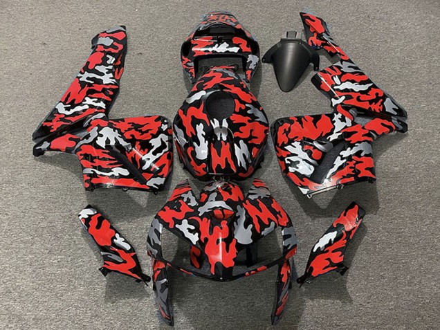 Purchase 2005-2006 Camouflage Red Honda CBR600RR Motorcycle Fairings UK