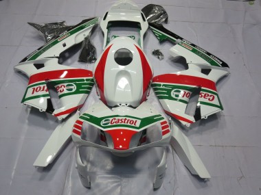 Purchase 2003-2004 White Red Green Castrol Honda CBR600RR Motorcycle Fairings UK