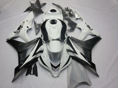 Purchase 2007-2008 White Matte Black OEM Style Honda CBR600RR Motorcycle Fairings UK
