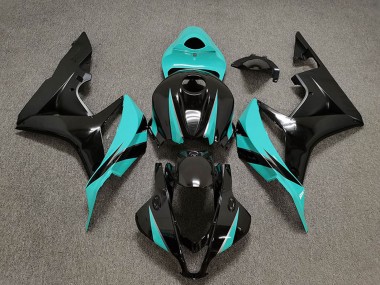 Purchase 2007-2008 Cyan Blue Glossy Black Honda CBR600RR Motorcycle Fairings UK