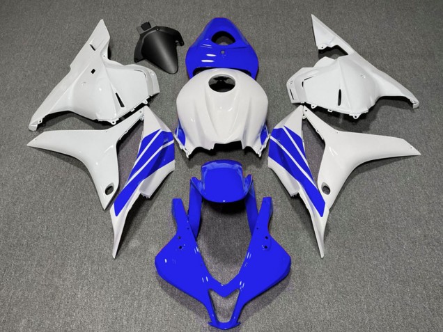 Purchase 2009-2012 White Blue Stripe Honda CBR600RR Motorcycle Fairings UK