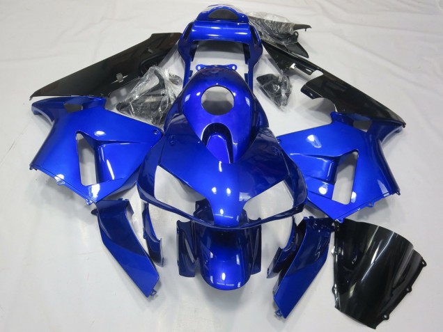 Purchase 2003-2004 Blue Glossy Black Honda CBR600RR Motorcycle Fairing UK