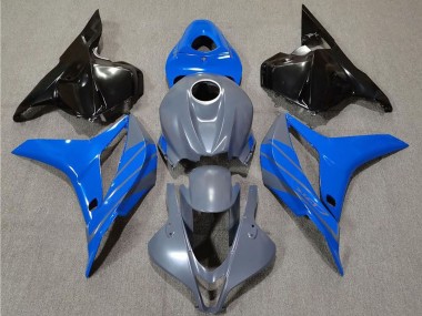 Purchase 2009-2012 Grey Blue Glossy Black Honda CBR600RR Motorcycle Fairings UK