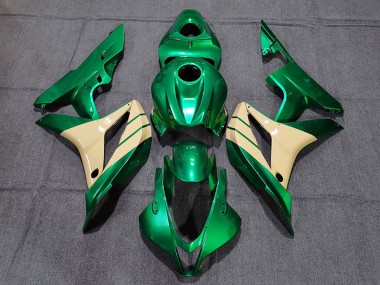 Purchase 2007-2008 Emerald Green Tan Honda CBR600RR Motorcycle Fairings UK
