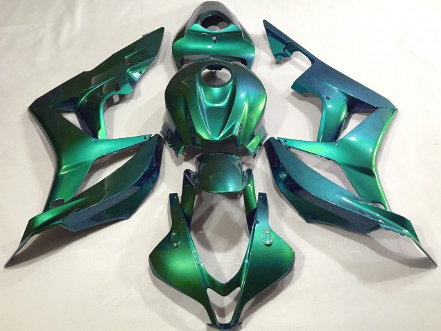 Purchase 2007-2008 Emerald Green Plain Honda CBR600RR Motorcycle Fairings UK