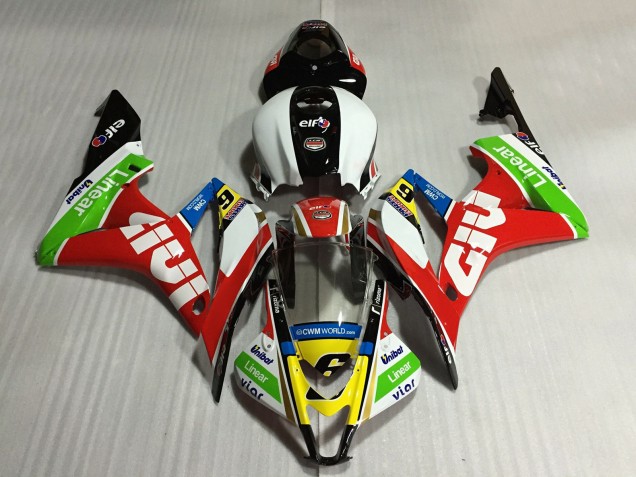 Purchase 2007-2008 White Red Green Yellow Glossy Black Givi 6 Honda CBR600RR Motorcycle Fairings UK