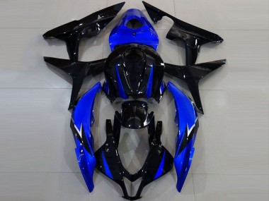 Purchase 2007-2008 Blue Glossy Black Honda CBR600RR Motorcycle Fairings UK