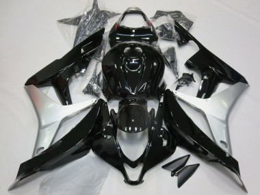 Purchase 2007-2008 Silver Glossy Black Honda CBR600RR Motorcycle Fairings UK
