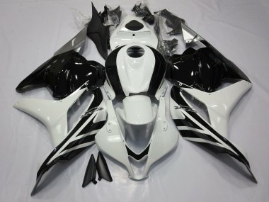 Purchase 2009-2012 White Glossy Black Honda CBR600RR Motorcycle Fairings UK