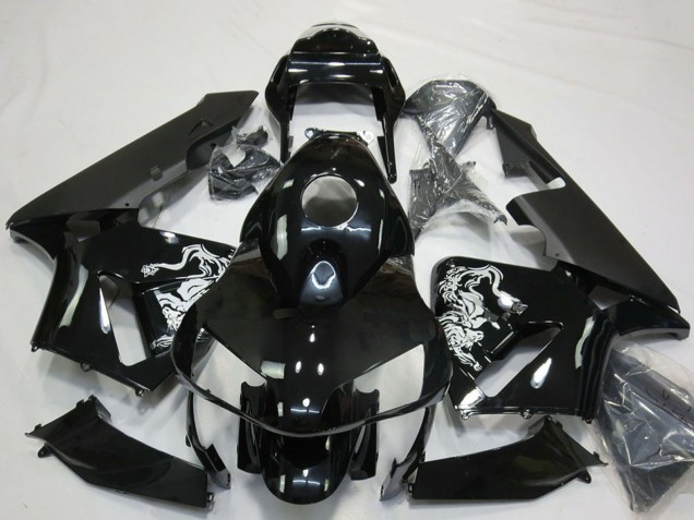 Purchase 2003-2004 Glossy Black Special Design Honda CBR600RR Motorcycle Fairings UK