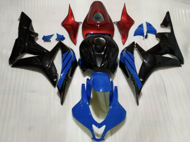 Purchase 2007-2008 Red Blue Glossy Black Honda CBR600RR Motorcycle Fairings UK
