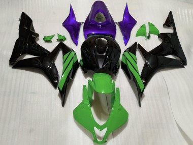 Purchase 2007-2008 Purple Green Glossy Black Honda CBR600RR Motorcycle Fairings UK