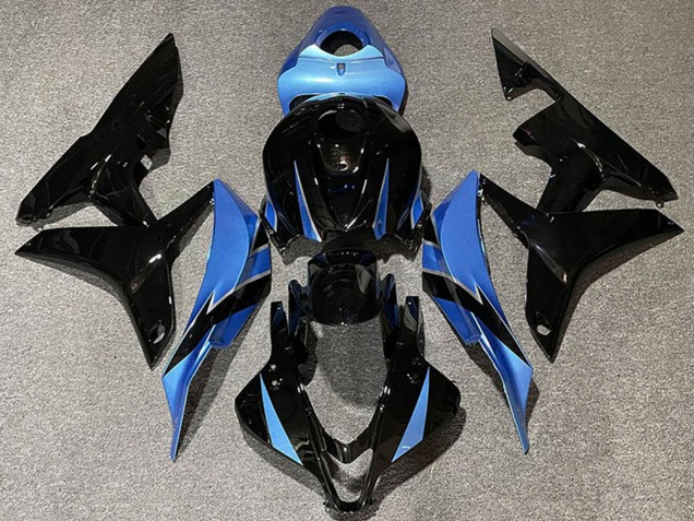 Purchase 2007-2008 Light Blue Glossy Black Honda CBR600RR Motorcycle Fairings UK