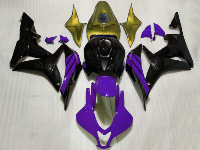 Purchase 2007-2008 Gold Purple Glossy Black Honda CBR600RR Motorcycle Fairings UK