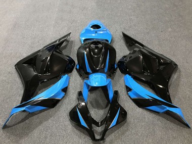 Purchase 2009-2012 Sky Blue Glossy Black Honda CBR600RR Motorcycle Fairings UK
