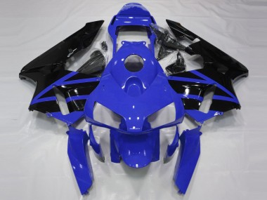 Purchase 2003-2004 Blue Glossy Black Stripe Honda CBR600RR Motorcycle Fairings UK