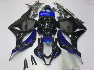 Purchase 2009-2012 Blue Glossy Black Matte Black Honda CBR600RR Motorcycle Fairing UK