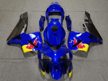 Purchase 2003-2004 Blue Yellow Glossy Black Red Bull Honda CBR600RR Motorcycle Fairings UK