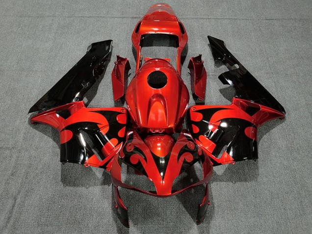 Purchase 2003-2004 Red Glossy Black Honda CBR600RR Motorcycle Fairing UK