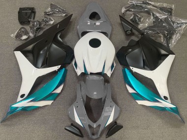 Purchase 2009-2012 White Grey Blue Matte Black Honda CBR600RR Motorcycle Fairings UK
