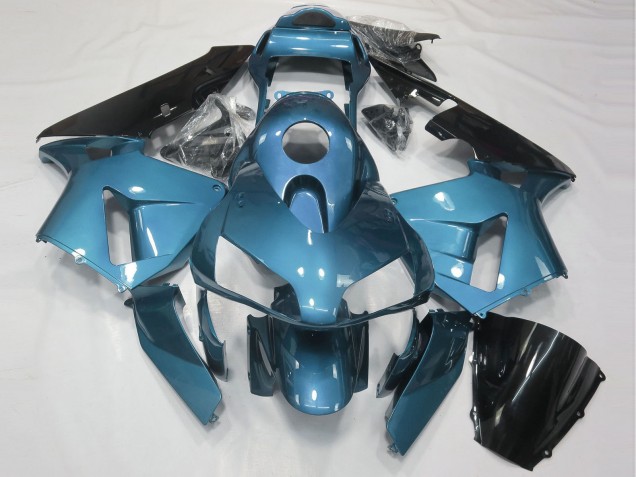 Purchase 2003-2004 Light Blue Glossy Black Honda CBR600RR Motorcycle Fairing UK