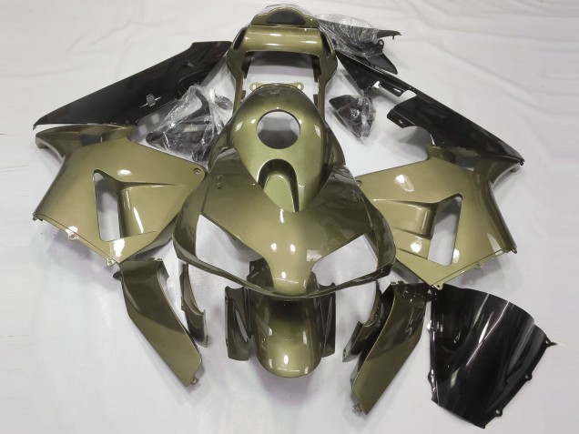 Purchase 2003-2004 Olive Glossy Black Honda CBR600RR Motorcycle Fairings UK