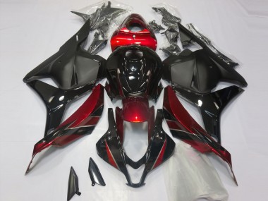 Purchase 2009-2012 Red Glossy Black Matte Black Honda CBR600RR Motorcycle Fairings UK