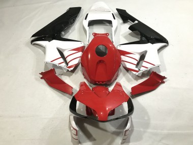 Purchase 2003-2004 White Red Glossy Black Honda CBR600RR Motorcycle Fairings UK
