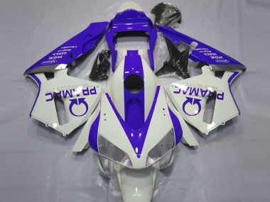 Purchase 2003-2004 White Blue Pramac Honda CBR600RR Motorcycle Fairings UK
