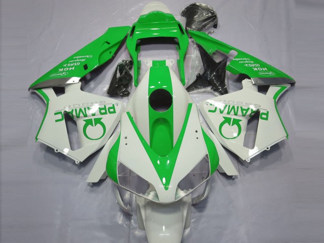 Purchase 2003-2004 White Green Pramac Honda CBR600RR Motorcycle Fairings UK