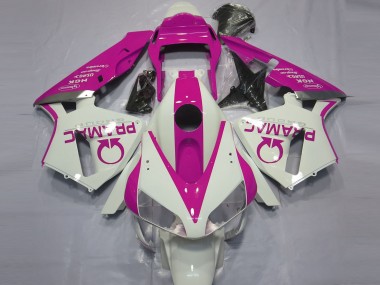 Purchase 2003-2004 White Pink Pramac Honda CBR600RR Motorcycle Fairings UK