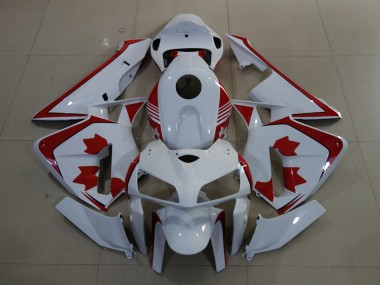 Purchase 2005-2006 White Red Canada Honda CBR600RR Motorcycle Fairings UK