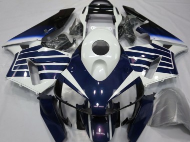 Purchase 2003-2004 White Blue Fade Honda CBR600RR Motorcycle Fairings UK