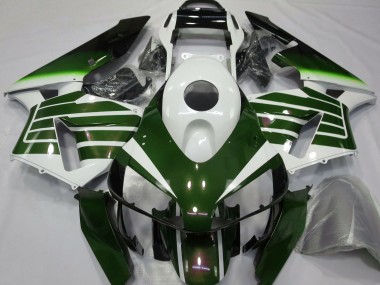 Purchase 2003-2004 White Green Fade Honda CBR600RR Motorcycle Fairings UK