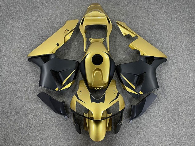 Purchase 2003-2004 Gold Matte Black Honda CBR600RR Motorcycle Fairings UK