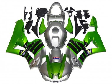 Purchase 2013-2023 Silver Green Glossy Black HRC Honda CBR600RR Motorcycle Fairings UK