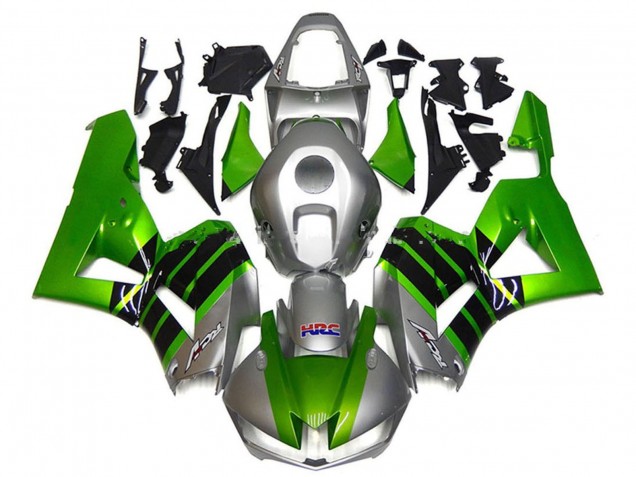 Purchase 2013-2023 Silver Green Glossy Black HRC Honda CBR600RR Motorcycle Fairings UK