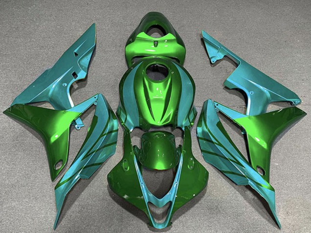 Purchase 2007-2008 Green Teal Blue Honda CBR600RR Motorcycle Fairings UK