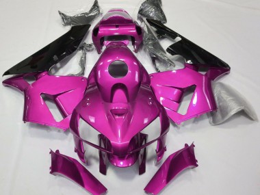 Purchase 2005-2006 Hot Pink Black CBR Style Honda CBR600RR Motorcycle Fairings UK