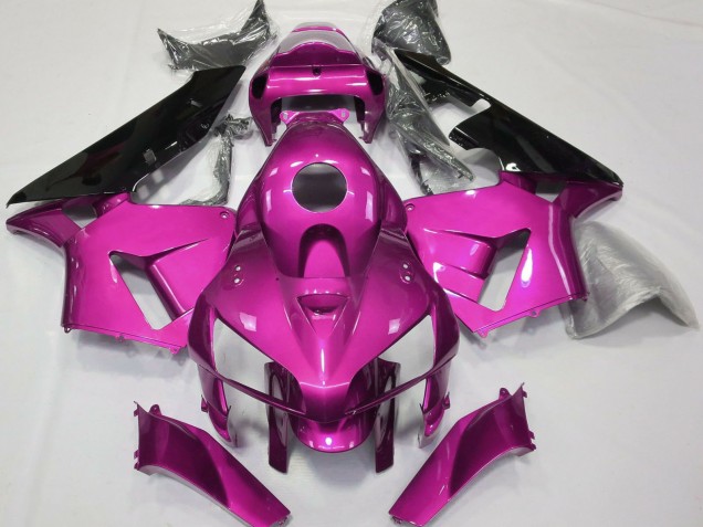 Purchase 2005-2006 Hot Pink Black CBR Style Honda CBR600RR Motorcycle Fairings UK