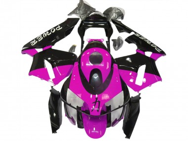 Purchase 2003-2004 Hot Pink Glossy Black Power Honda CBR600RR Motorcycle Fairings UK