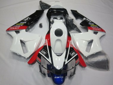 Purchase 2003-2004 White Red Blue Glossy Black Lee Honda CBR600RR Motorcycle Fairings UK