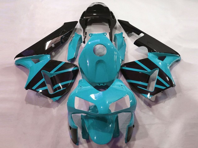 Purchase 2003-2004 Light Blue Glossy Black OEM Style Honda CBR600RR Motorcycle Fairings UK